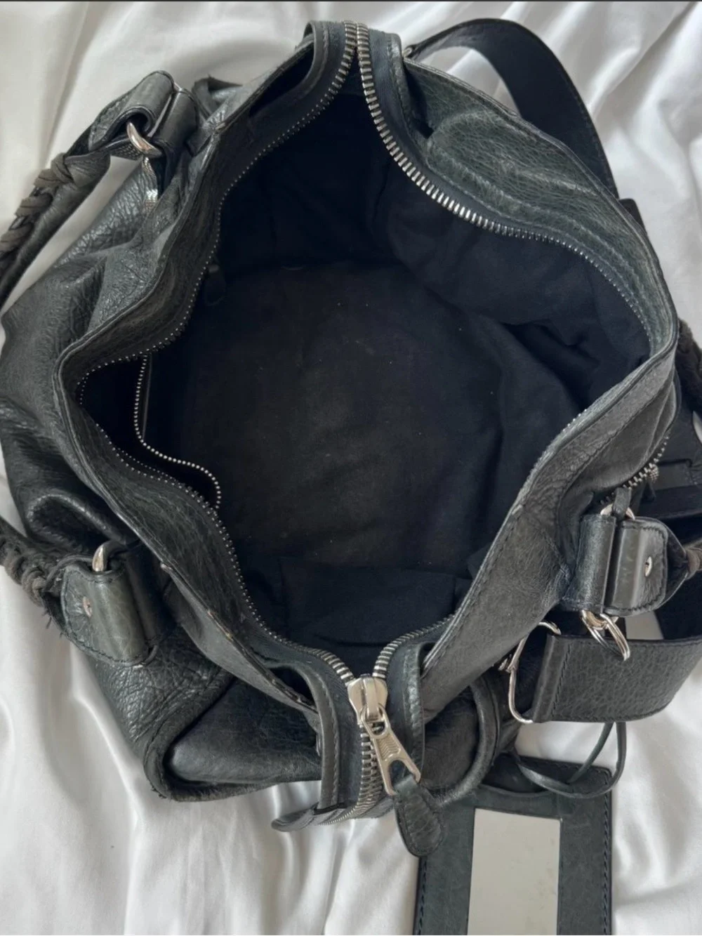 Balenciaga giant 21 anthracite grey Leather City Bag